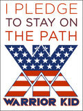 Warrior Kid Pledge Poster